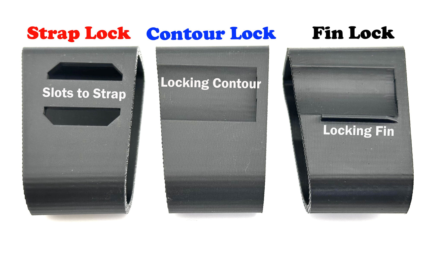 SBA3 Storage Plug Split Fix Insert Shape Maintainer Stealth Design - Strap Lock