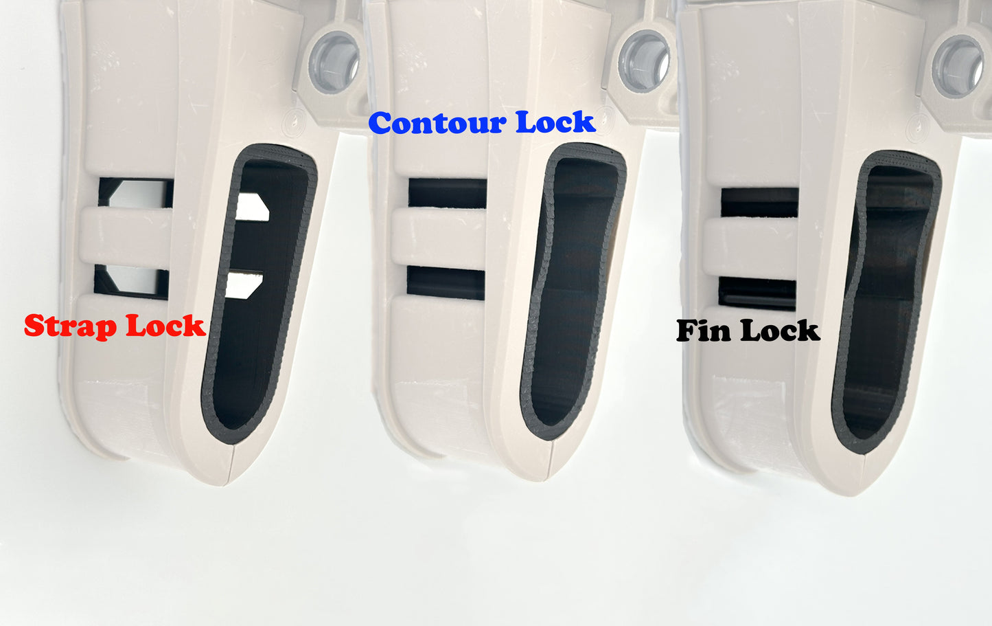 SBA3 Storage Plug Split Fix Insert Shape Maintainer Stealth Design - Strap Lock